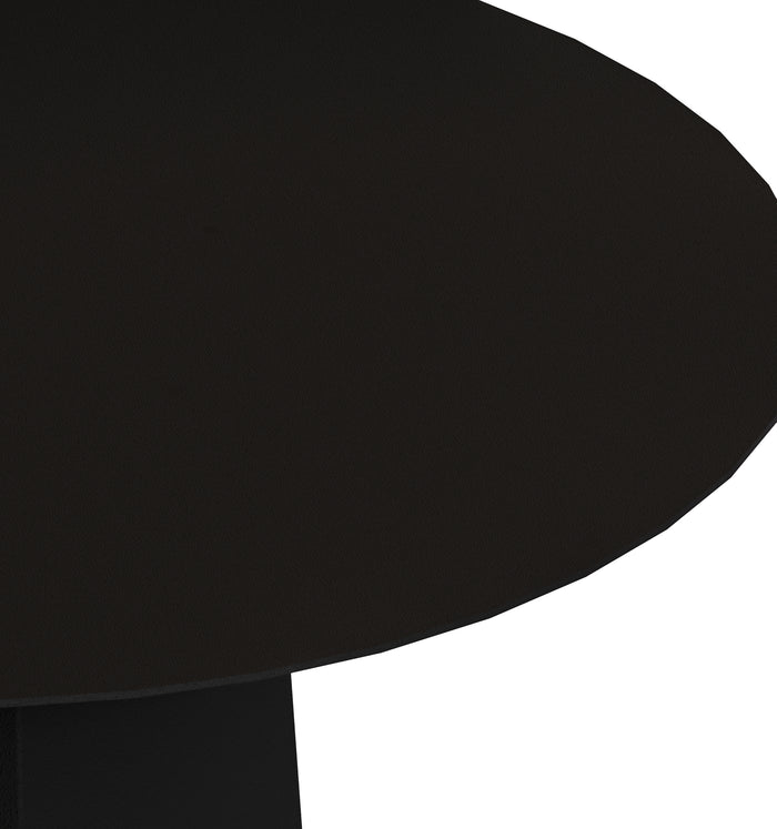 Gorillz Charm Ronde Bijzettafel - 50x50 cm - Metaal Tafeltje -Zwart