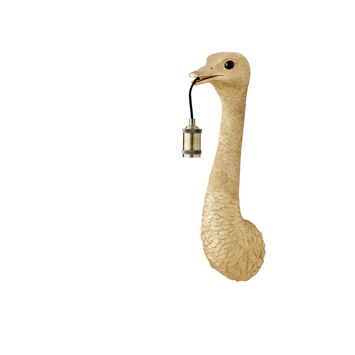 Light & Living Wandlamp Ostrich - Goud - 18x15,5x57,5cm