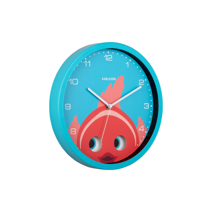 Karlsson - Wall Clock Peekaboo Goldfish