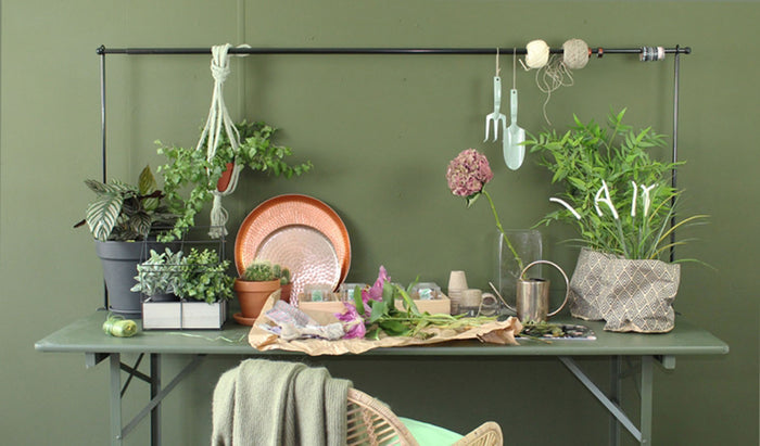 inklapbare biertafel Berlijn 200 x 70 cm olijfgroen