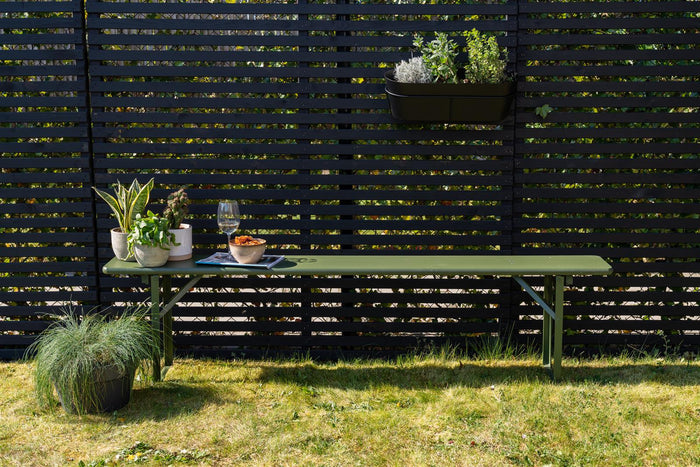 Inklapbare bierbank Berlijn olijfgroen 200 cm