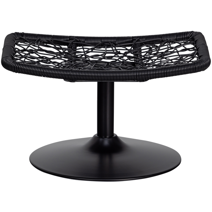 WOOOD Vive Hocker - Rattan - Zand|Zwart - 37x63x46