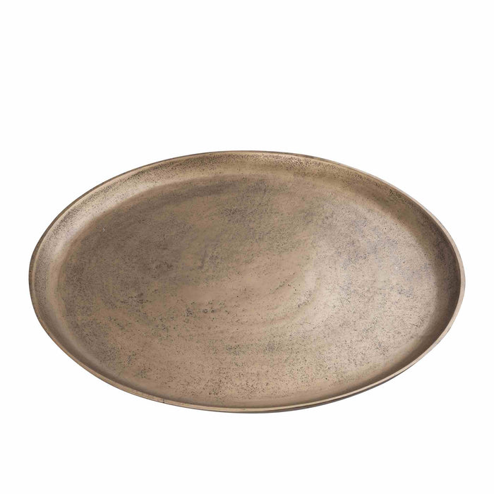 PTMD Plateau Afta - 60x60x4 cm - Aluminium - Goud