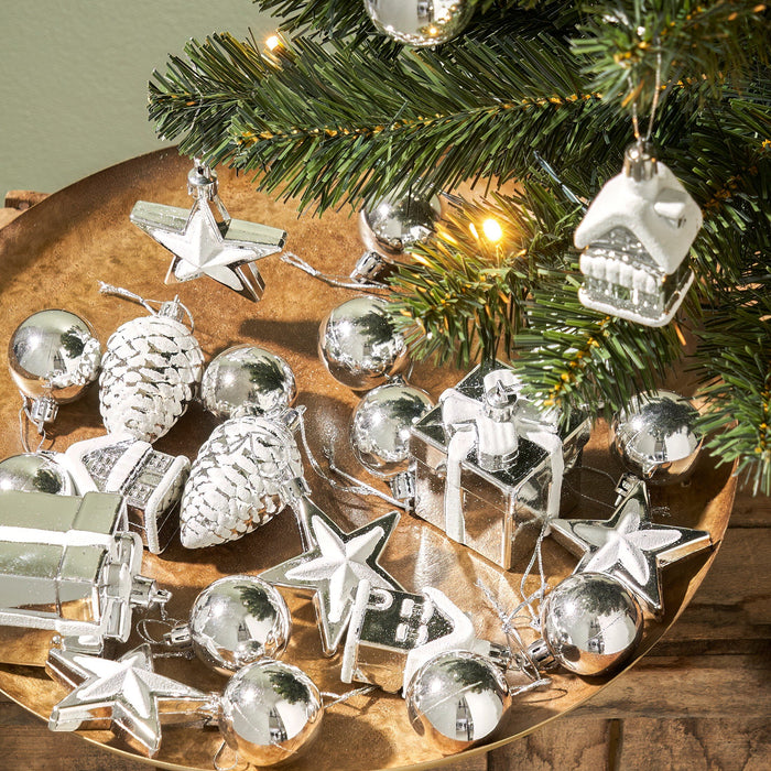 Black Box Trees Joy Kunstkerstboom met Ornamenten en Verlichting - H90