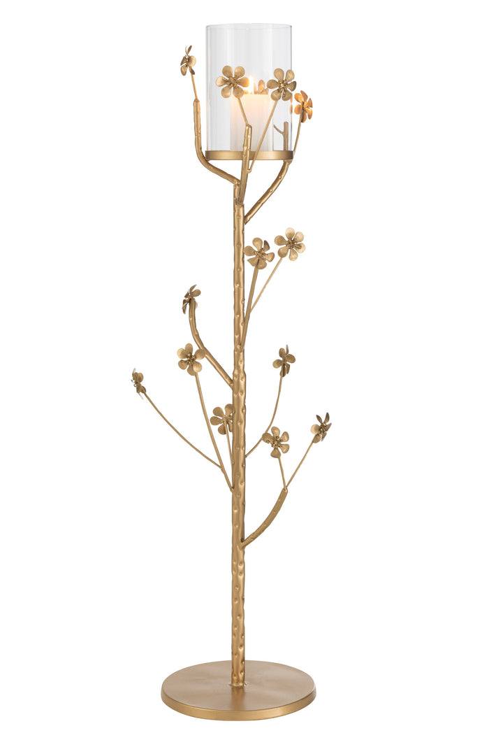 J-Line kandelaar Vloer - metaal - goud - large