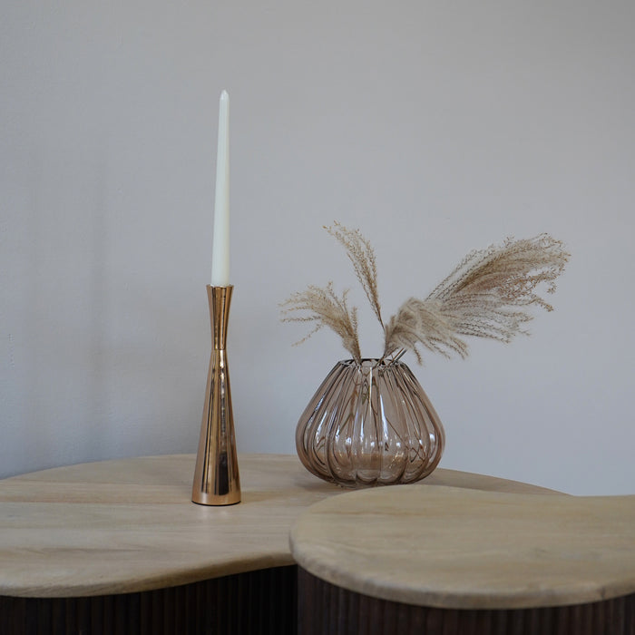 QUVIO Kandelaar - 26 cm - Goud