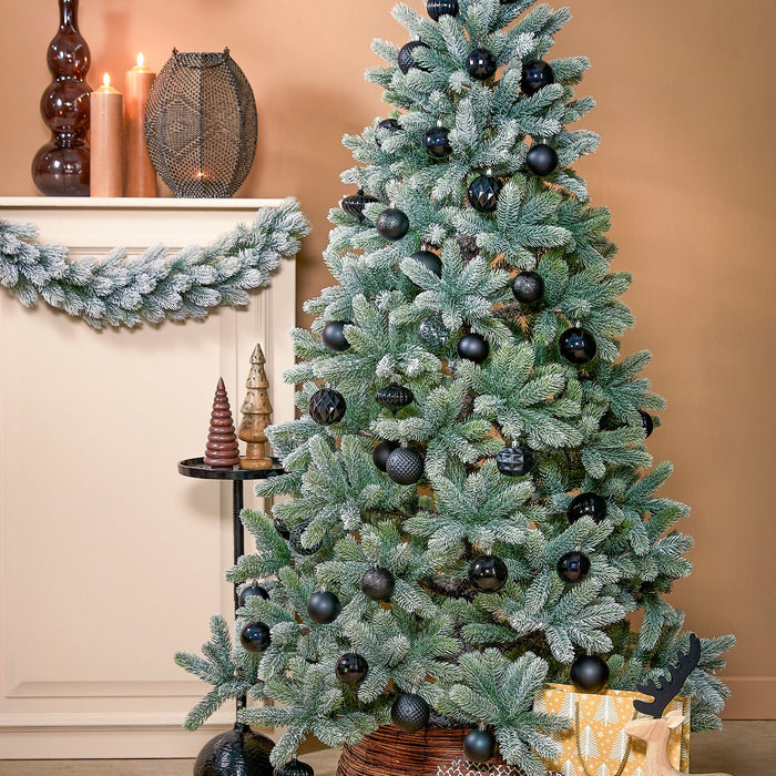 Black Box Trees Nagoya Kunstkerstboom - H240 x Ø138 cm - Groen Frosted