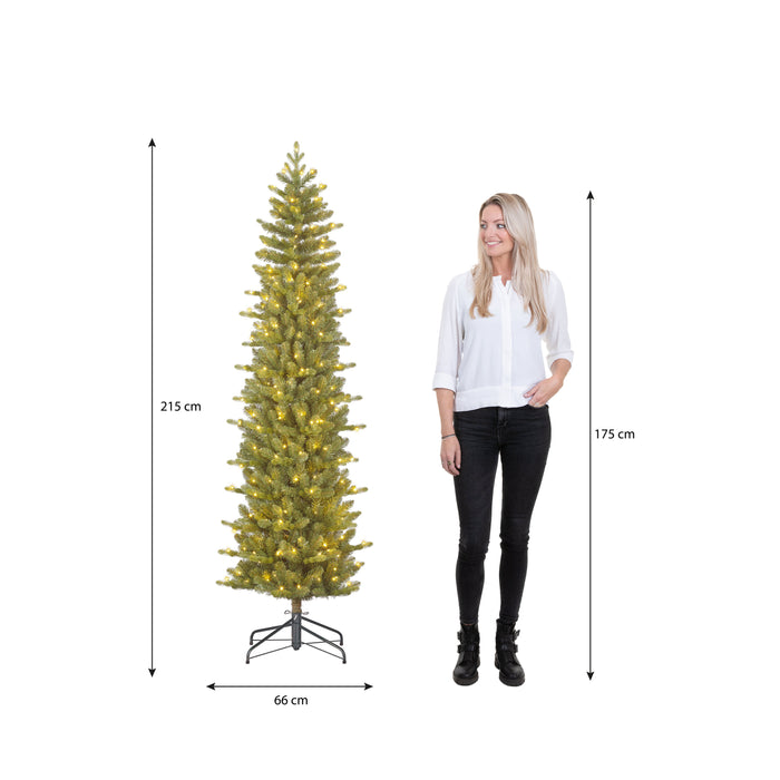 Black Box Trees Harma Kunstkerstboom met Verlichting - H215 x Ø66 cm