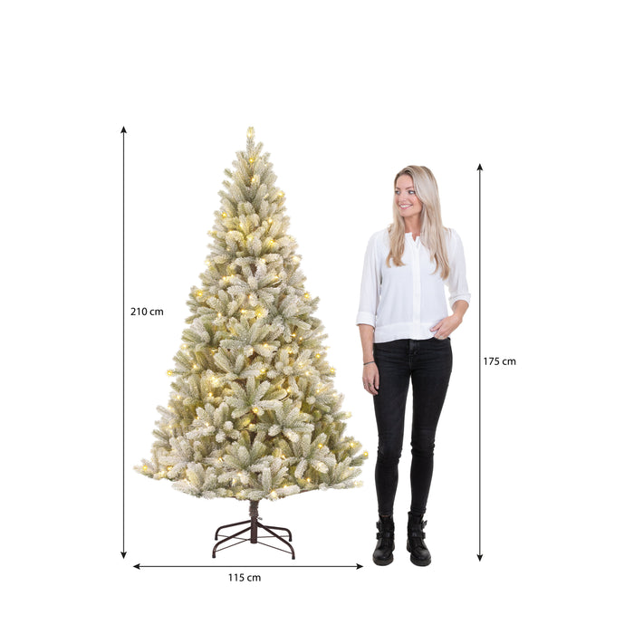 Black Box Trees Nagoya Kunstkerstboom met Verlichting - H210 x Ø115 cm