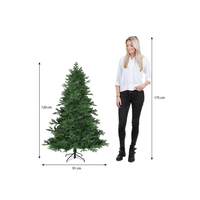 Black Box Trees Brampton Kunstkerstboom - H120 x Ø91 cm - Groen
