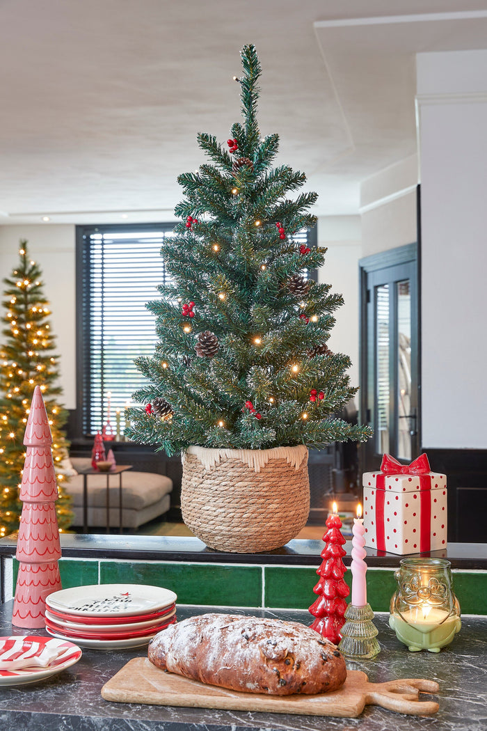 Black Box Trees Creston Kunstkerstboom met Verlichting - H90