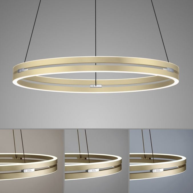 Neuhaus PURE® Neuhaus PURE-MOTO-E-LOOP Hanglamp E-Lift Gold Ø 70cm