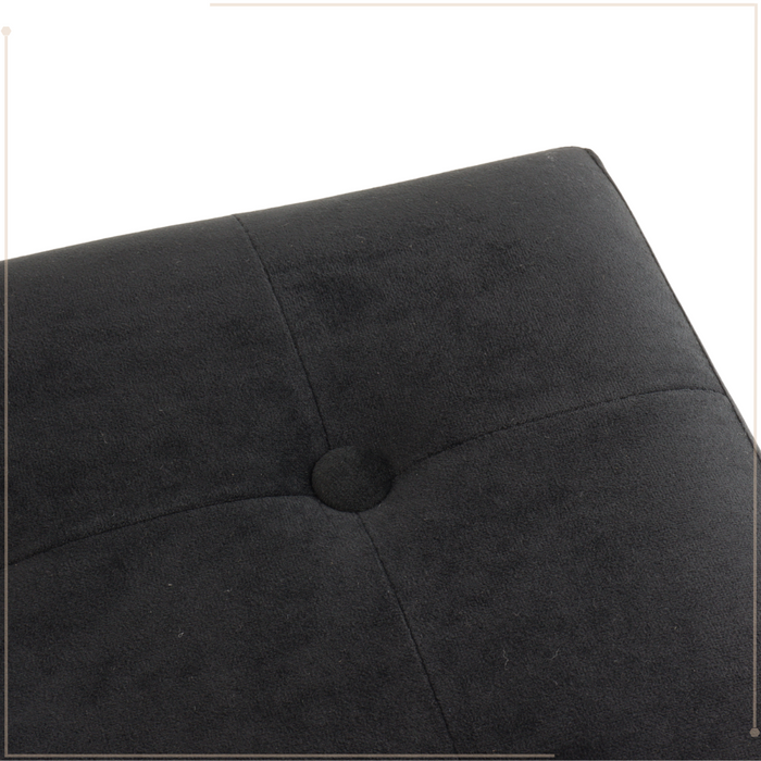 MISOU Opbergpoef met Deksel Poef met Opbergruimte Opvouwbaar Opberg...