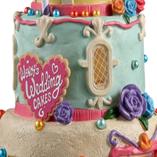 Lemax - 'Wendy's Wedding Cakes' - Verlicht gebouw - Exclusief adapter
