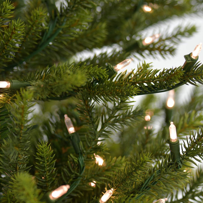 Sami Mountain Spruce Wood verlichte kunstkerstboom - 243 cm -