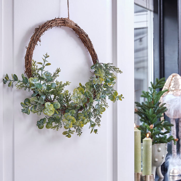 House of Seasons Kerstkrans - Ø45 cm - Groen