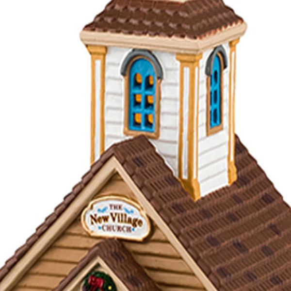 Lemax - 'The New Village Church' - Verlicht gebouw