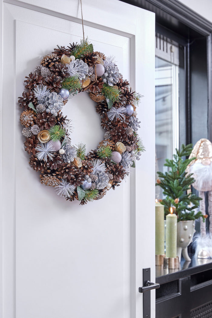 House of Seasons Kerstkrans - Ø50 cm - Perzik