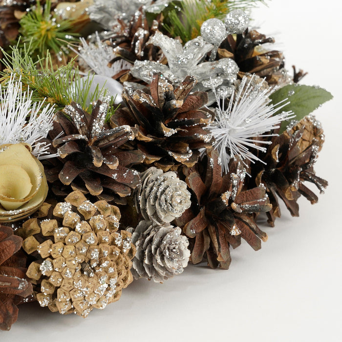 House of Seasons Kerstkrans - Ø50 cm - Perzik