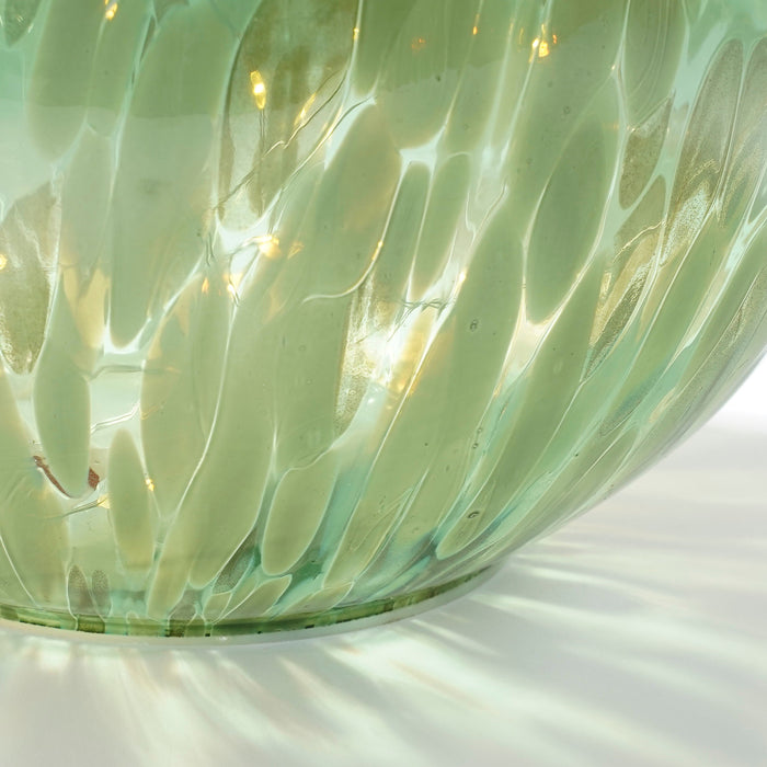 House of Seasons Bollamp met LED Verlichting - H20 x Ø20 cm - Glas