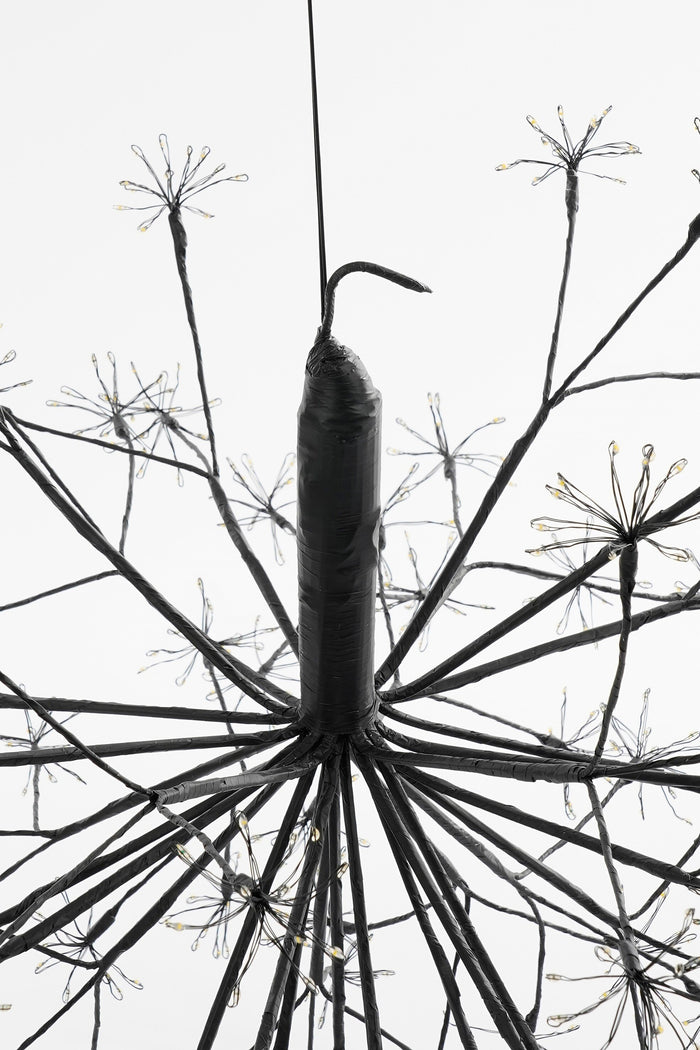 Luca Lighting Kerstverlichting Bal met Lampjes - Ø50 cm - Zwart