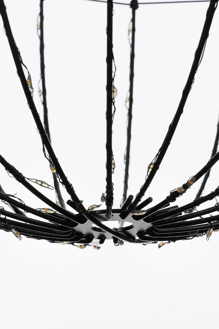 Luca Lighting Kerstverlichting Bal met Warm Witte LED - Ø40 cm - Zwart