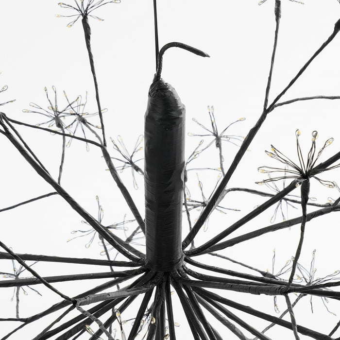 Luca Lighting Kerstverlichting Bal met Lampjes - Ø70 cm - Zwart