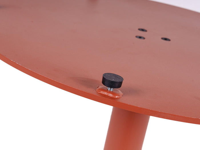 Ronde tuintafel Java roestbruin 80 cm