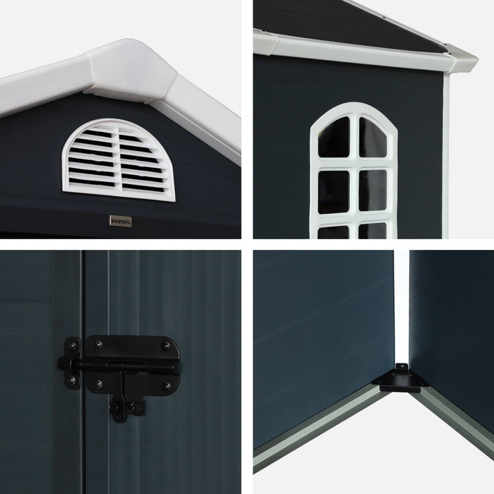 sweeek - Kunststof tuinhuisje 1,39 m²