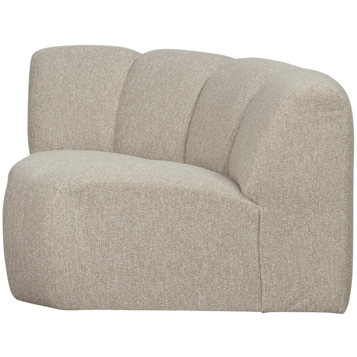 WOOOD Mojo Bank Hoekelement - Bouclé - Beige Melange - 75x68x77