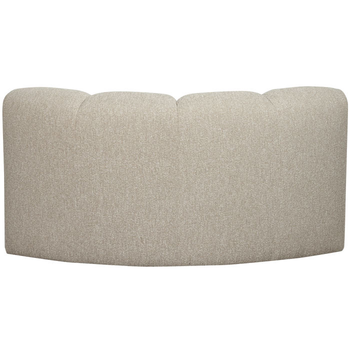 WOOOD Mojo Bank Hoekelement - Bouclé - Beige Melange - 75x68x77