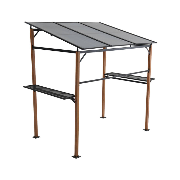 sweeek - Barbecueschuilplaats, prieel voor barbecue, 2 bijzettafels