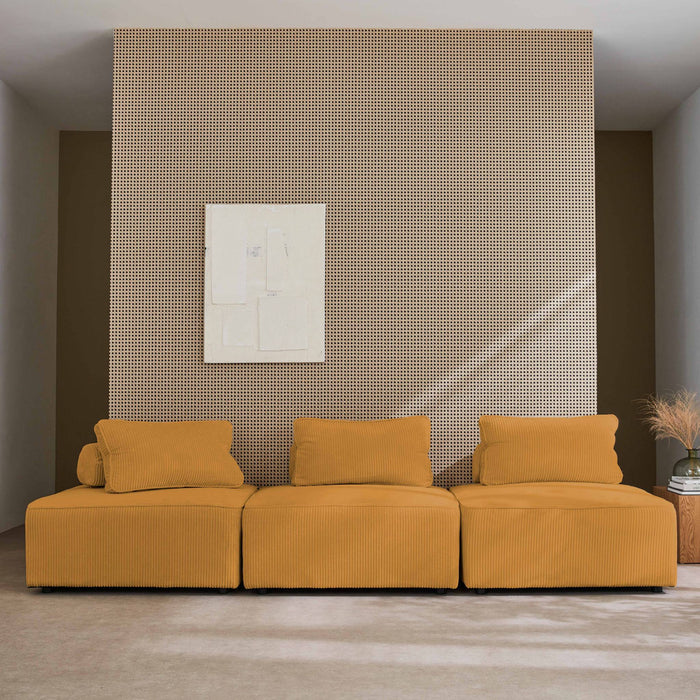 sweeek - Fauteuils corduroy 1 zitplaats (set van 3)