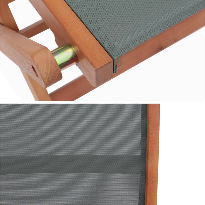 sweeek - Set van twee houten klapstoelen