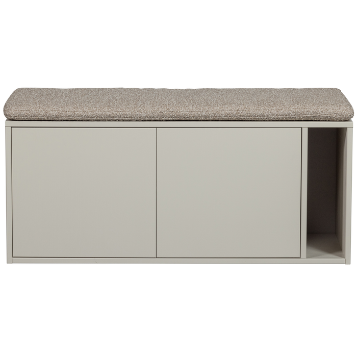 vtwonen Settle Down Tv-Meubel|Bankje Incl. Kussen - Grenen - Dust