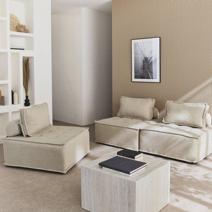 sweeek - Modulaire fauteuil in stof (x3)