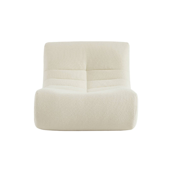 sweeek - Fauteuils boucléstof Sokol 1 zitplaats (set van 3)