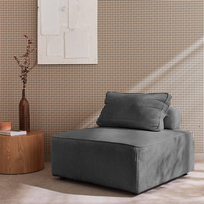 sweeek - Fauteuil corduroy 1 zitplaats