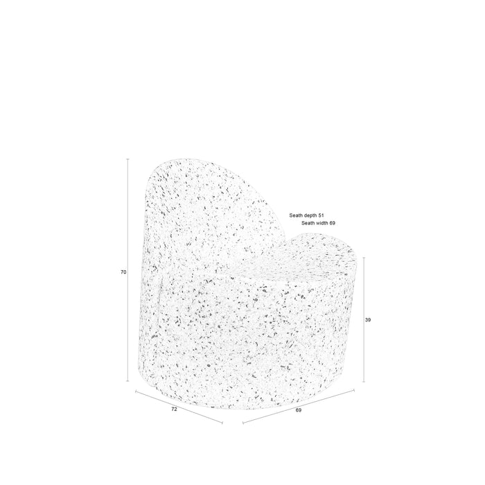 Zuiver Bloom Fauteuil Zwart