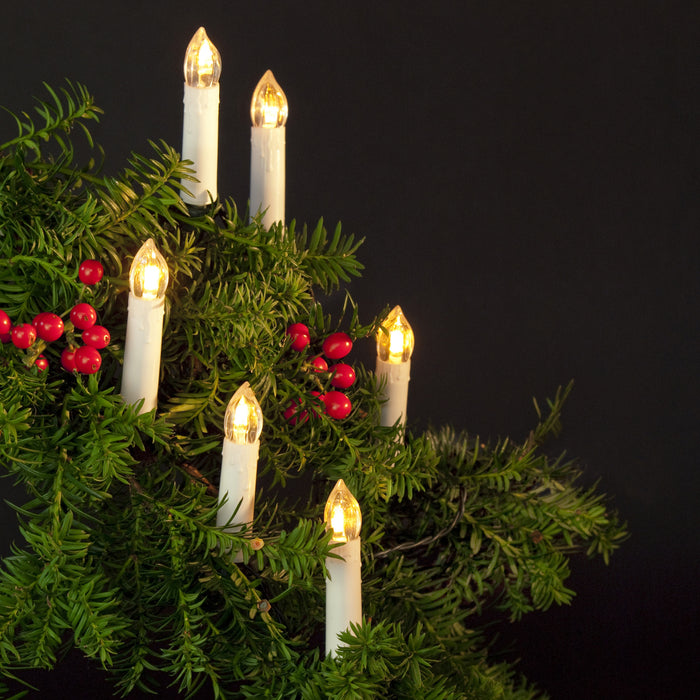 Anna's Collection kerstverlichting - 30 LED kaarsen - 750 cm