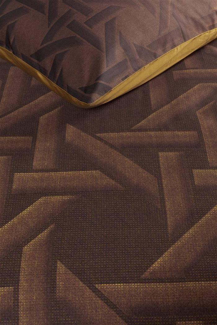 Kardol Parsons Dekbedovertrek Goud 140 x 200|220 cm