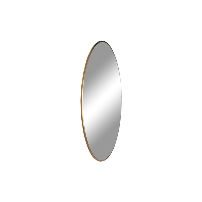 Jersey Mirror - Spiegel met messing look lijst- 40 cm