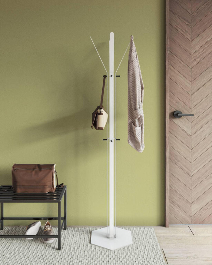 Gorillz Stack - Kapstok Staand - Industrieel design - Wit