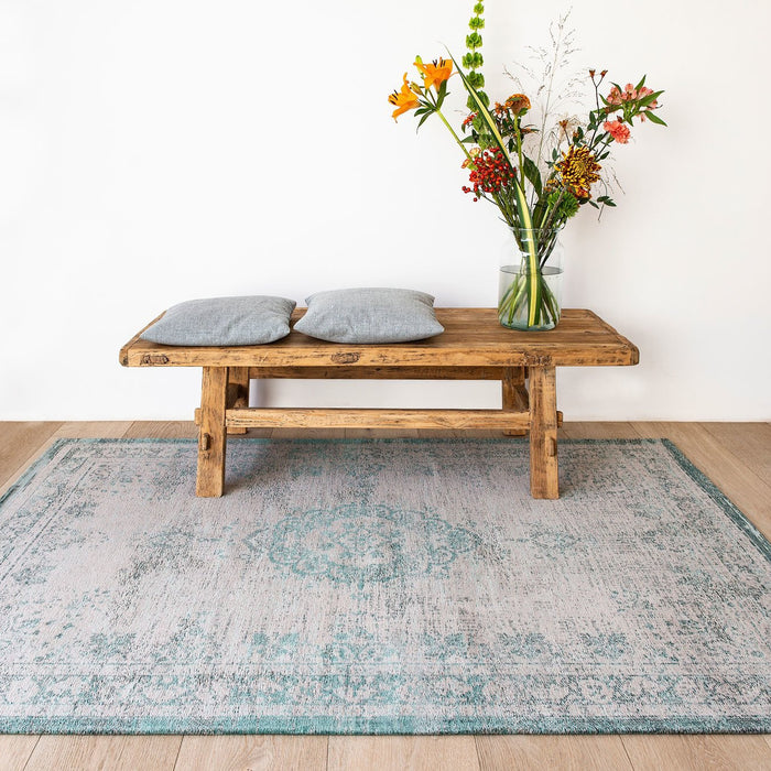 Louis de Poortere Medallion Fading World Vloerkleed 240 x 340 cm - Jade Oyster