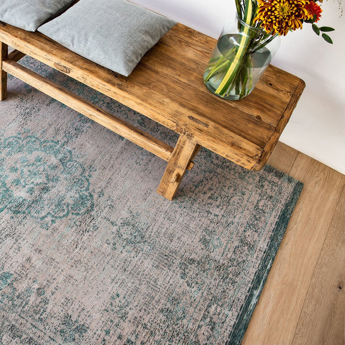 Louis de Poortere Medallion Fading World Vloerkleed 240 x 340 cm - Jade Oyster