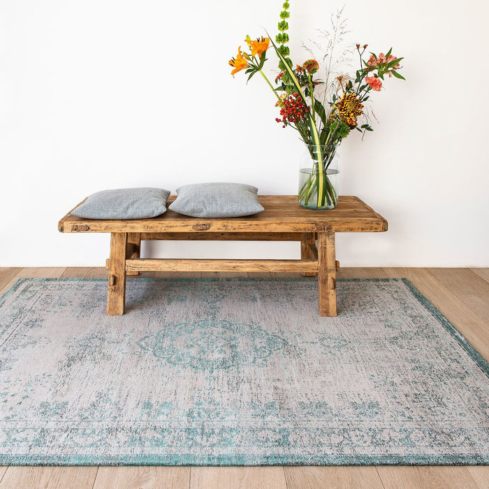 Louis de Poortere Medallion Fading World Vloerkleed 280 x 390 cm - Jade Oyster