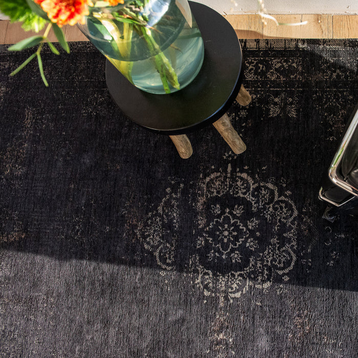 Louis de Poortere Medallion Fading World Vloerkleed 240 x 340 cm - Mineral Black