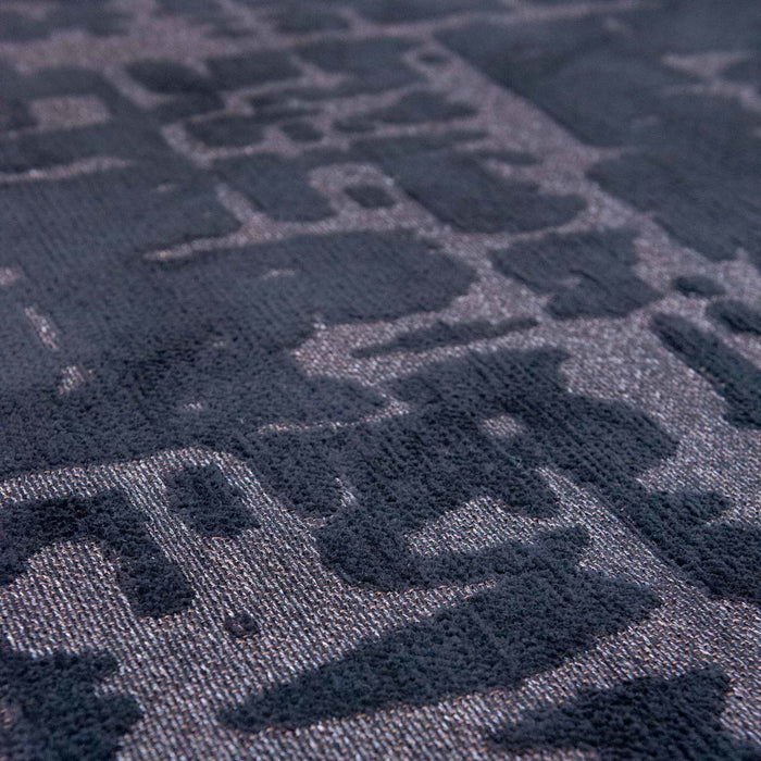 Louis de Poortere Structures Runner 80 x 250 cm - Black Water