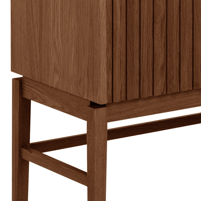 by fonQ Hide Wandkast - Walnoot