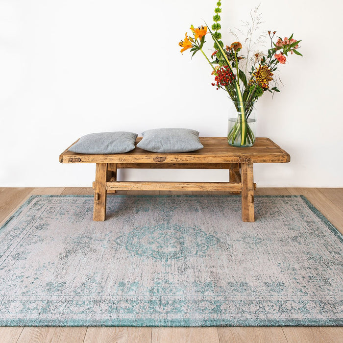 Louis de Poortere Medallion Fading World Vloerkleed 240 x 340 cm - Jade Oyster